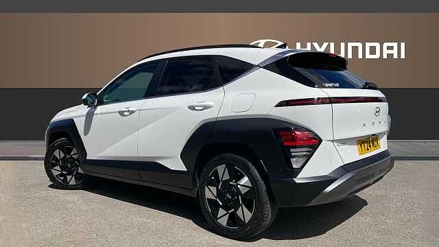 Hyundai KONA 1.6 GDi Hybrid Ultimate 5dr DCT Hybrid Hatchback White