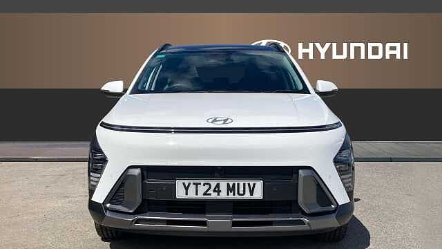 Hyundai KONA 1.6 GDi Hybrid Ultimate 5dr DCT Hybrid Hatchback White